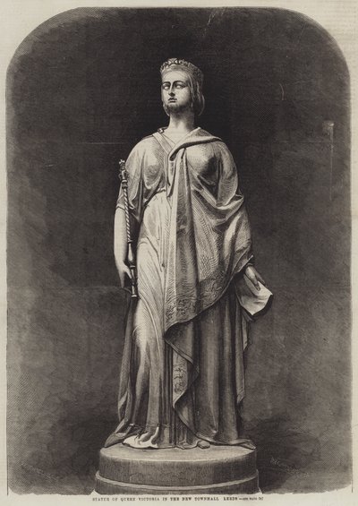 Statue of Queen Victoria in the New Townhall, Leeds by Harden Sidney Melville